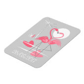 Flamingo Love Date Flexnet Magneet (Linkerzijde)