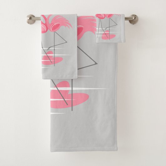 Flamingo Love handdoek set (Insitu)