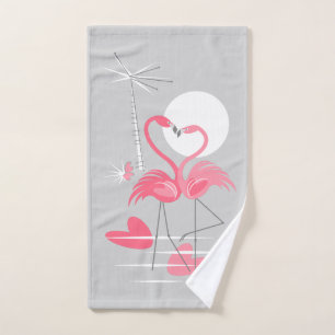 Flamingo Love Handdoeken