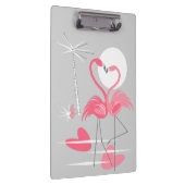 Flamingo Love-klembord Klembord (Rechts)