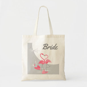 Flamingo Love Large Moon Bride budget tas
