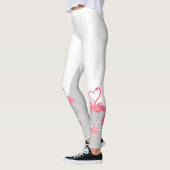 Flamingo Love Large Moon leggings (Links)
