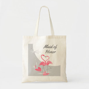 Flamingo Love Large Moon Maid of Honor tas