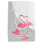 Flamingo Love Large Moon medium Cadeauzakje (Achterkant)