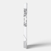 Flamingo Love Large Moon Name iPad case (Achterkant / Rechts)