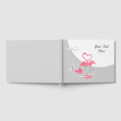Flamingo Love Large Moon Tekstboek Gastenboek (Volledig)
