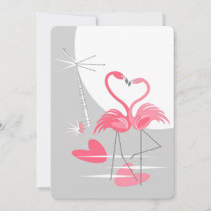 Flamingo Love Large Moon text back vertical