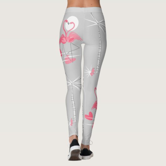 Flamingo Love leggings (Achterkant)