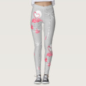 Flamingo Love leggings (Voorkant)