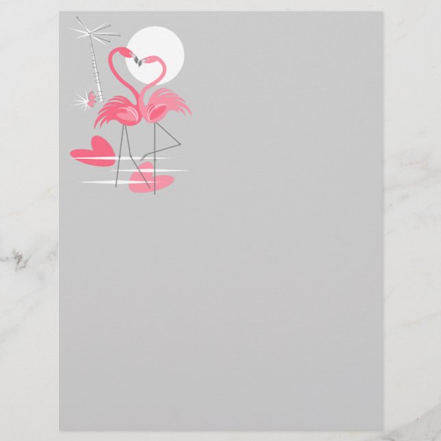 Flamingo Love letterhead (Voorkant)