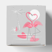 Flamingo Love-liefdesbox klassiek Bedankdoosjes (Bovenkant)