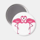 Flamingo Love Magneet (Voorkant / Achterkant)