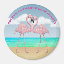 Flamingo Love Magneet