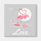 Flamingo Love Magnet Squat (Voorkant)