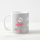 Flamingo Love Moeder van de Bride mok (Links)