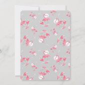 Flamingo Love Multi back Verloving uitnodiging (Achterkant)