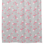 Flamingo Love Multi douchegordijn (Voorkant)