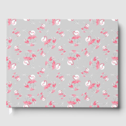 Flamingo Love Multi-gastboek Gastenboek (Voorkant)