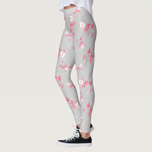 Flamingo Love Multi-leggings Leggings (Links)