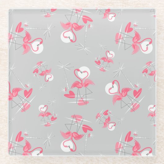 Flamingo Love Multi onderzetter (Voorkant)