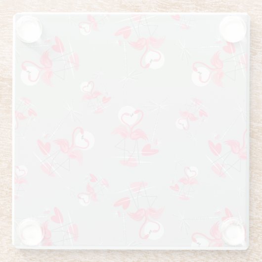 Flamingo Love Multi onderzetter (Achterkant)