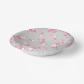 Flamingo Love Multi Papieren Kommen (Gebogen)