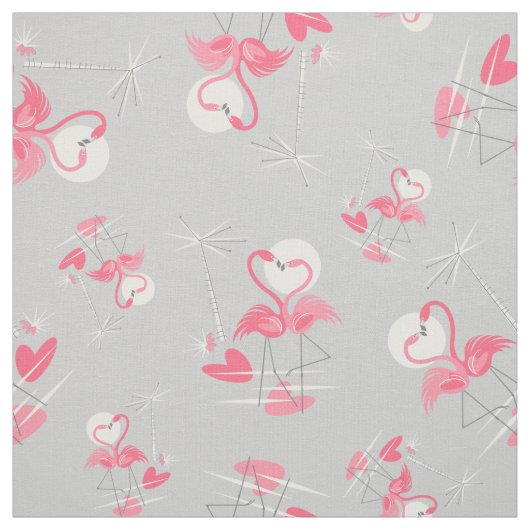 Flamingo Love Multifabric klein Stof (Swatch)