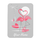 Flamingo Love Name Flexnet Magneet (Verticaal)