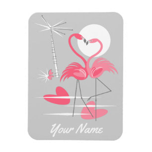 Flamingo Love Name Flexnet Magneet