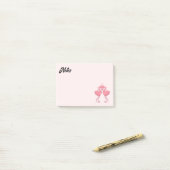 Flamingo Love Post-it Notes (Op bureau)