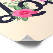 Flamingo Love Poster (Hoek)