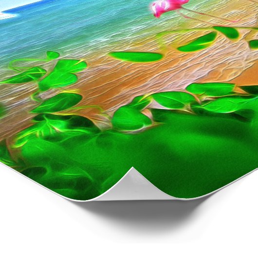 Flamingo Love Poster (Hoek)