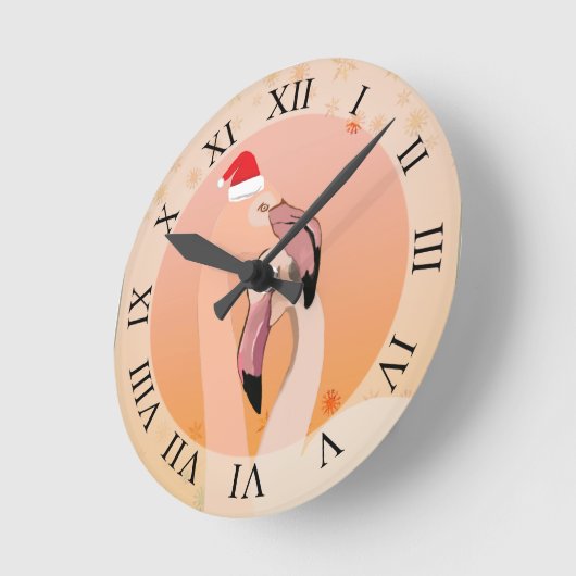 Flamingo Love Ronde Klok (Hoek)