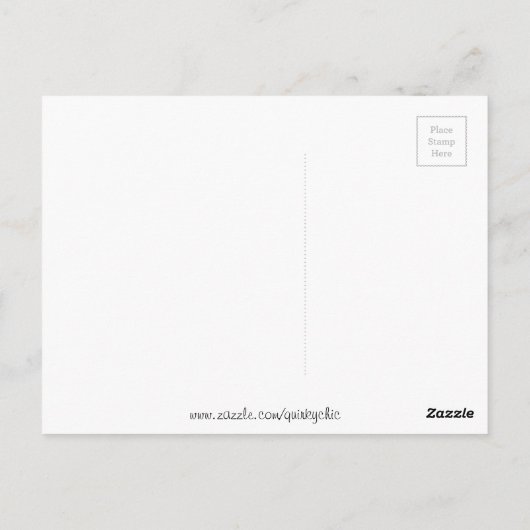 Flamingo Love Side Dank u briefkaart landschap (Achterkant)