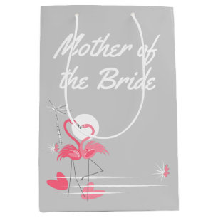 Flamingo Love Side Moeder of the Bride medium Cadeauzakje