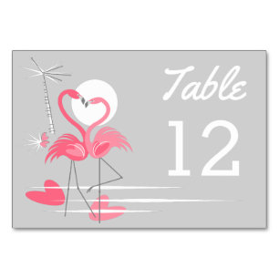 Flamingo Love Side Table Card-landschap Kaart