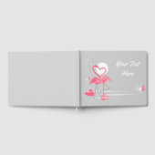 Flamingo Love Side Text gastboek Gastenboek (Volledig)