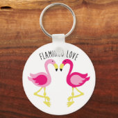 Flamingo Love Sleutelhanger (Voorkant)