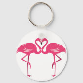 Flamingo Love Sleutelhanger (Voorkant)
