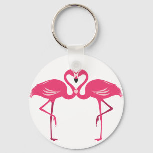 Flamingo Love Sleutelhanger