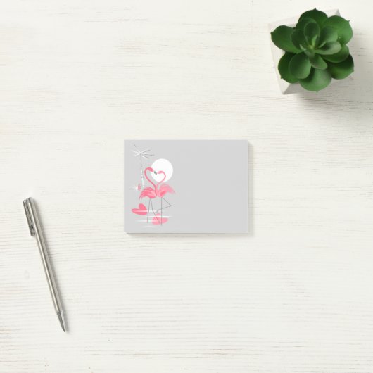 Flamingo Love Slim Post-it notes (Kantoor)