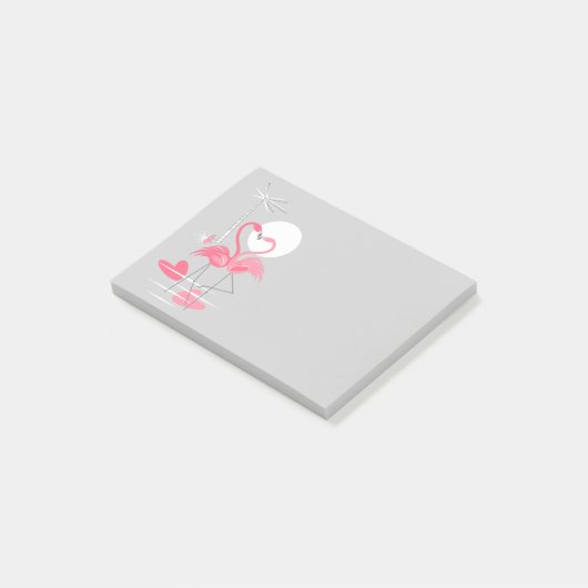 Flamingo Love Slim Post-it notes (Schuin)