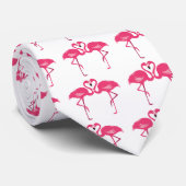 Flamingo Love Stropdas (Opgerold)