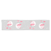 Flamingo Love table runner Korte Tafelloper (Horizontaal)