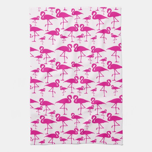 Flamingo Love Theedoek (Verticaal)