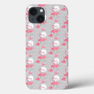 Flamingo Love Tiled iPad case