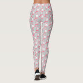 Flamingo Love Tiled leggings (Achterkant)