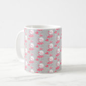Flamingo Love Tiled mok (Voorkant links)