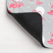 Flamingo Love Tiled mousepad horizontal Muismat (Hoek)
