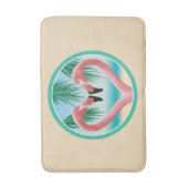 Flamingo Love (tropische Valentijn) Badmat (Voorkant Verticaal)